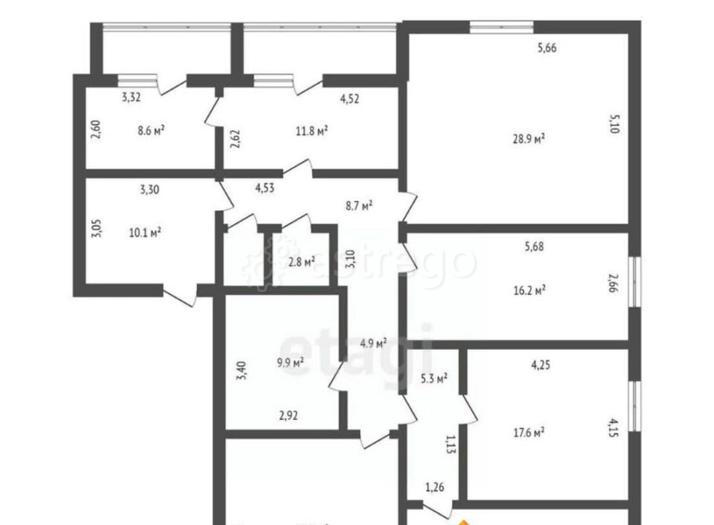 5-комн. квартира, 167.1 м2, 4/5 эт. Благовещенск - изображение 3