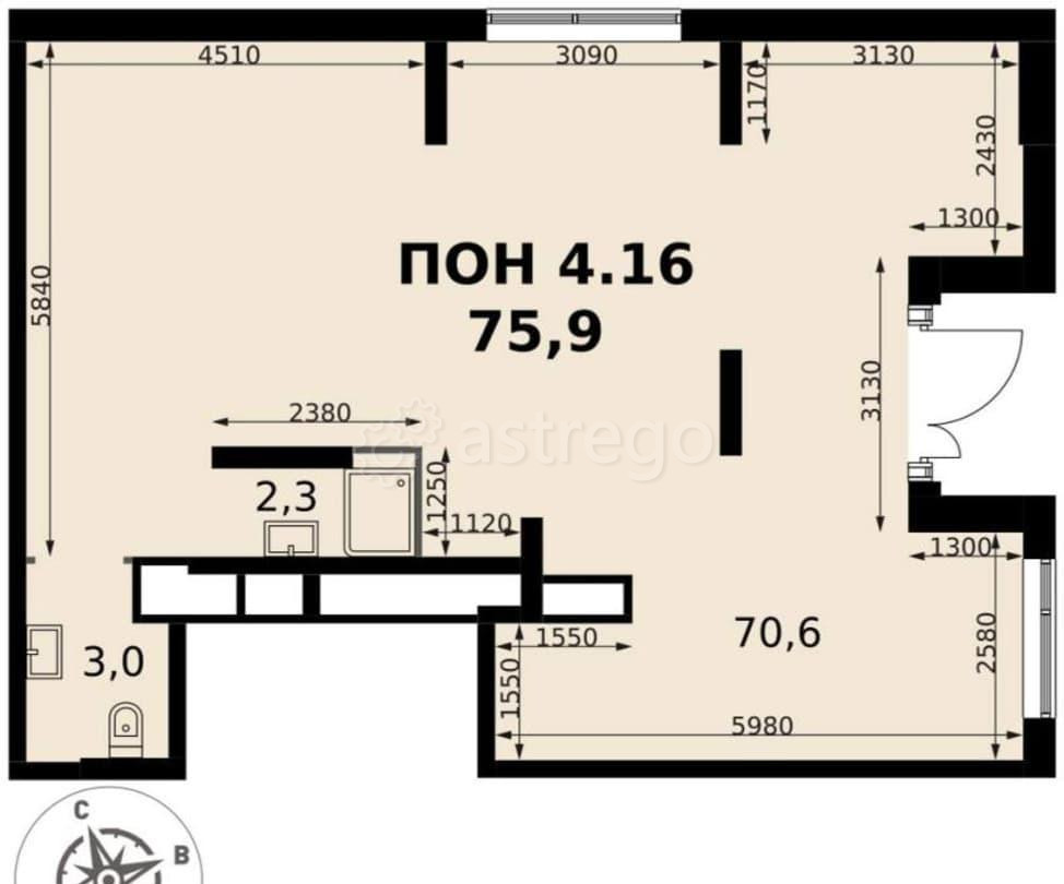 Свободного назначения, 75.9 м2 Химки - изображение 9