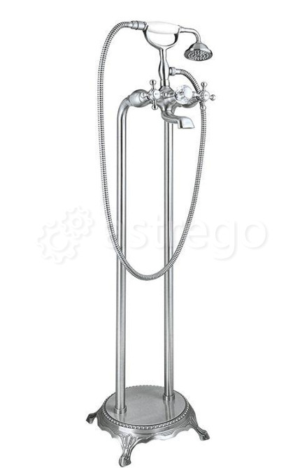 Смеситель напольный для ванны с душем Timo Nelson 1900/00Y-CR хром 1900-00Y-CR Москва - изображение 1