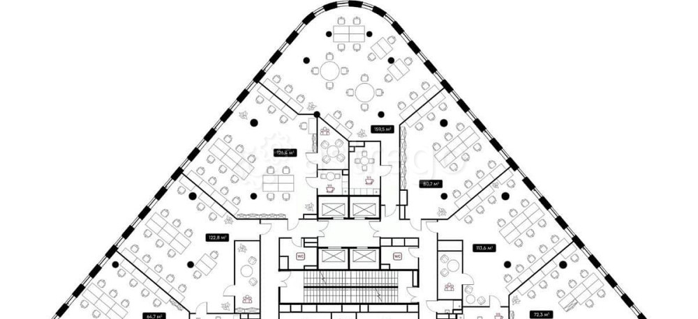 Офис, 113.6 м2 Москва - изображение 4