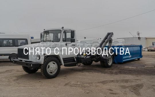 Бункеровоз Крюковой погрузчик ГАЗ-САЗ 3902-01 на шасси ГАЗ 3309 Москва - изображение 1