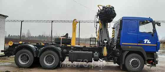 Ломовоз мультилифт МАЗ 6312С5 с гидроманипулятором ОМТЛ-120М Санкт-Петербург