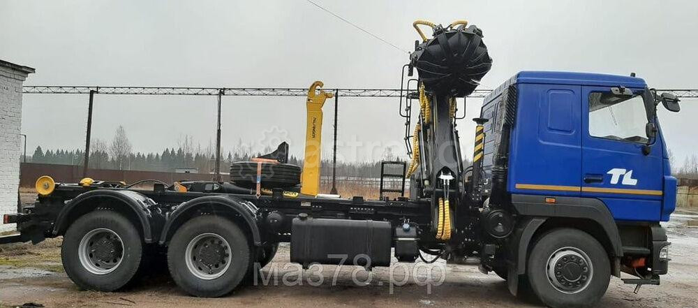 Ломовоз мультилифт МАЗ 6312С5 с гидроманипулятором ОМТЛ-120М Санкт-Петербург - изображение 1