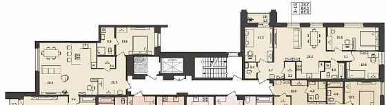 3-комн. квартира, 87.1 м2, 5/13 эт. Санкт-Петербург