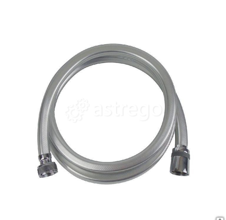 Шланг душевой Lemark LE8053P, ПВХ квадратного сечения, 150 см, TURN-FREE серебристый Новосибирск - изображение 1