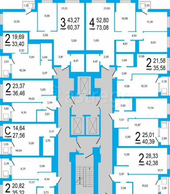 2-комн. квартира, 40.07 м2, 15/25 эт. Уфа - изображение 4