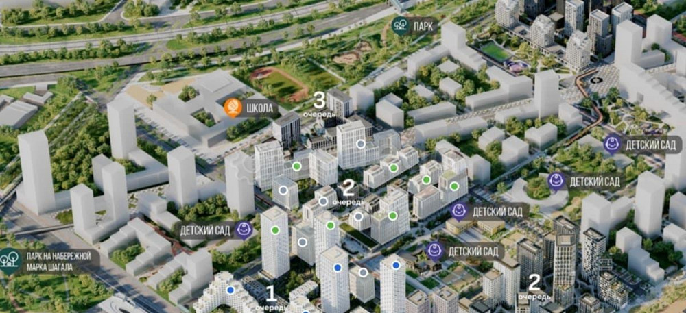 3-комн. квартира, 73 м2, 6/30 эт. Москва - изображение 1