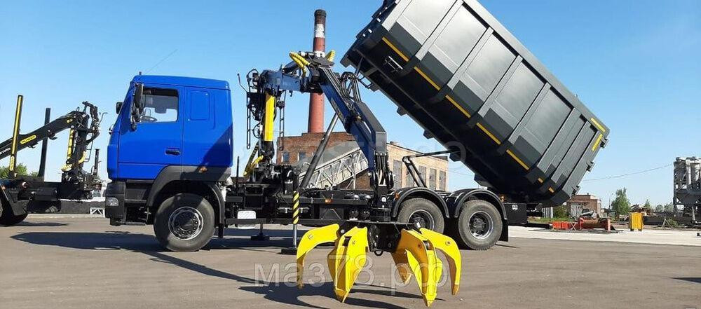 Ломовоз МАЗ 6312С9-8525-012 с гидроманипулятором Palfinger VM10L74M Санкт-Петербург - изображение 1