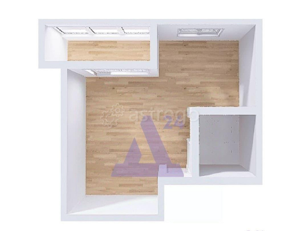 Студия, 26 м2, 6/10 эт. Барнаул - изображение 6