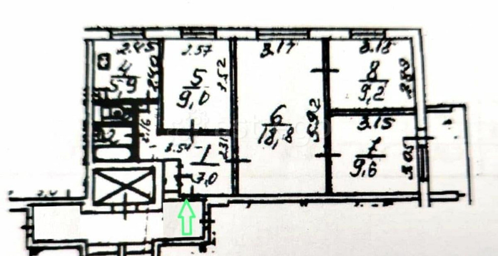 4-комн. квартира, 62.8 м2, 4/9 эт. Одинцово - изображение 7