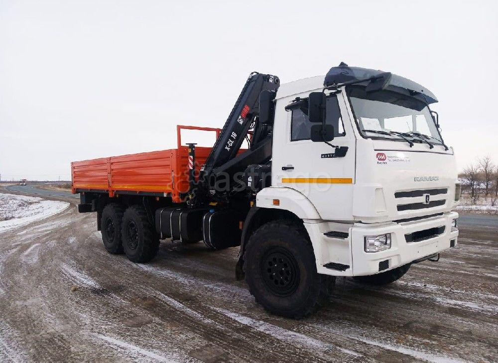 Бортовой автомобиль на шасси КАМАЗ 43118 с КМУ Hiab X-CL 16B2 Самара - изображение 1