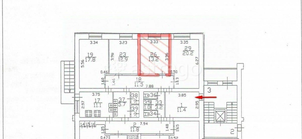 Комната, 13.2 м2, 2/8 эт. Санкт-Петербург - изображение 2