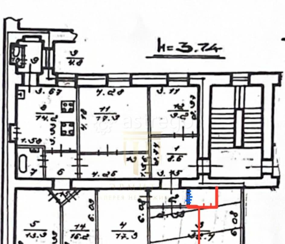 Комната, 32.4 м2, 3/3 эт. Санкт-Петербург - изображение 5