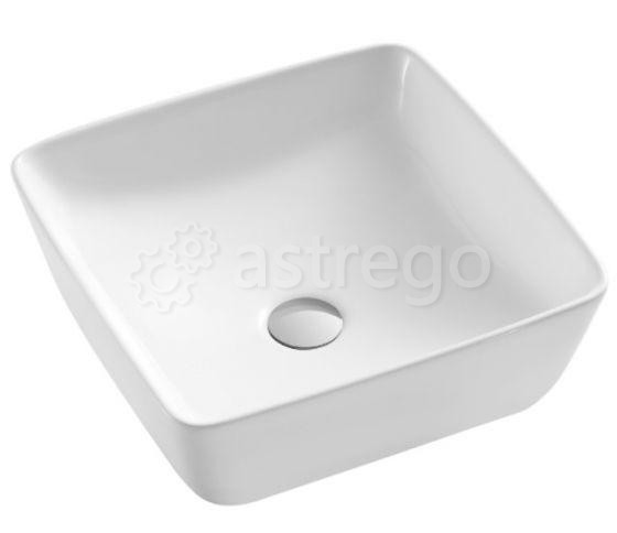 Раковина накладная чаша Ceramica Nova FORM квадратная 420х420х145 мм CN2002 Ceramica-nova Москва - изображение 1