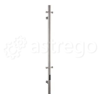 Полотенцесушитель электрический BOHEME Uno 1П 12/150 СП Nikel Brush Новосибирск - изображение 1