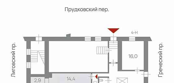 Офис, 17.2 м2 Санкт-Петербург