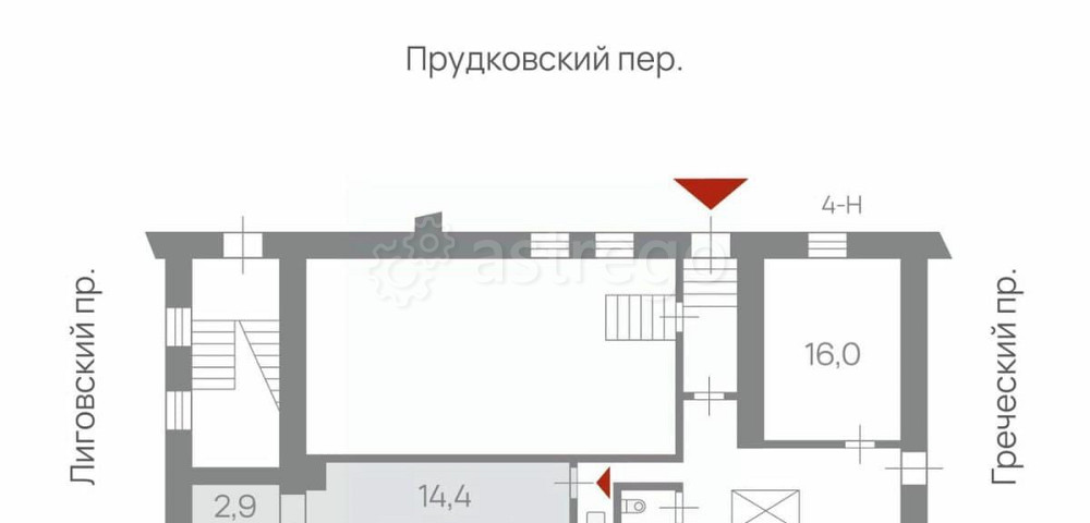 Офис, 17.2 м2 Санкт-Петербург - изображение 3