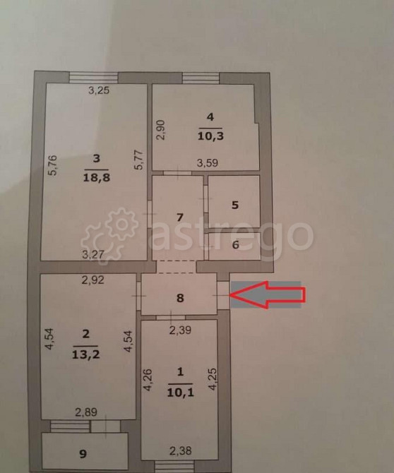 3-комн. квартира, 65 м2, 1/3 эт. Белгород - изображение 7