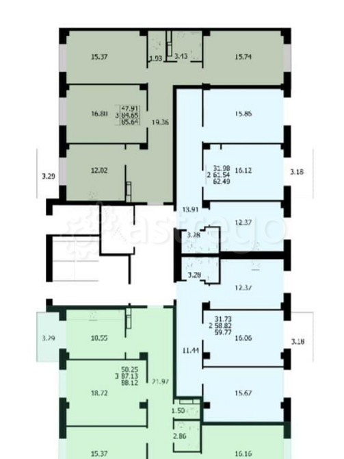3-комн. квартира, 88.12 м2, 7/9 эт. Красноярск - изображение 4