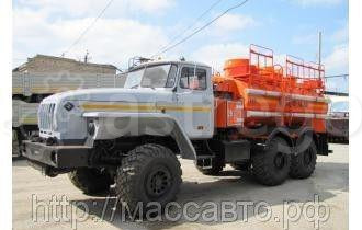 Автотопливомаслозаправщик АТМЗ-10 3 секции на шасси УРАЛ 4320 или камаз Самара - изображение 1