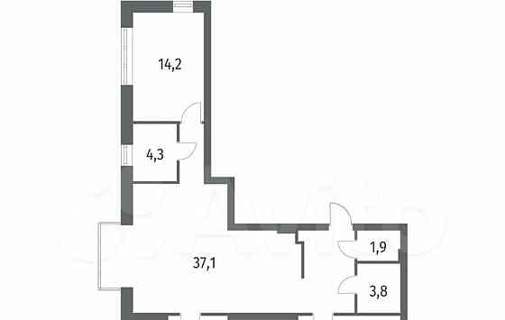 3-комн. квартира, 110.8 м2, 11/12 эт. Санкт-Петербург