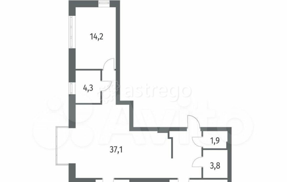 3-комн. квартира, 110.8 м2, 11/12 эт. Санкт-Петербург - изображение 3