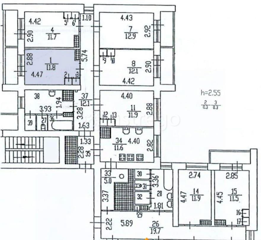 Комната, 12 м2, 14/15 эт. Санкт-Петербург - изображение 4