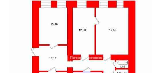 Комната, 15.3 м2, 4/5 эт. Санкт-Петербург