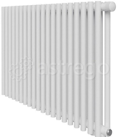 Стальной трубчатый радиатор 2-колончатый Royal Thermo Shift R22 VC2050 - 16 секций RAL9016, нижнее 1 Нижний Новгород - изображение 1