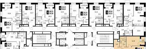 4-комн. квартира, 86 м2, 8/32 эт. Москва
