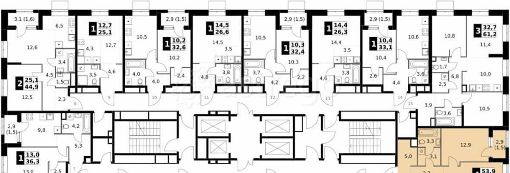 4-комн. квартира, 86 м2, 8/32 эт. Москва - изображение 4