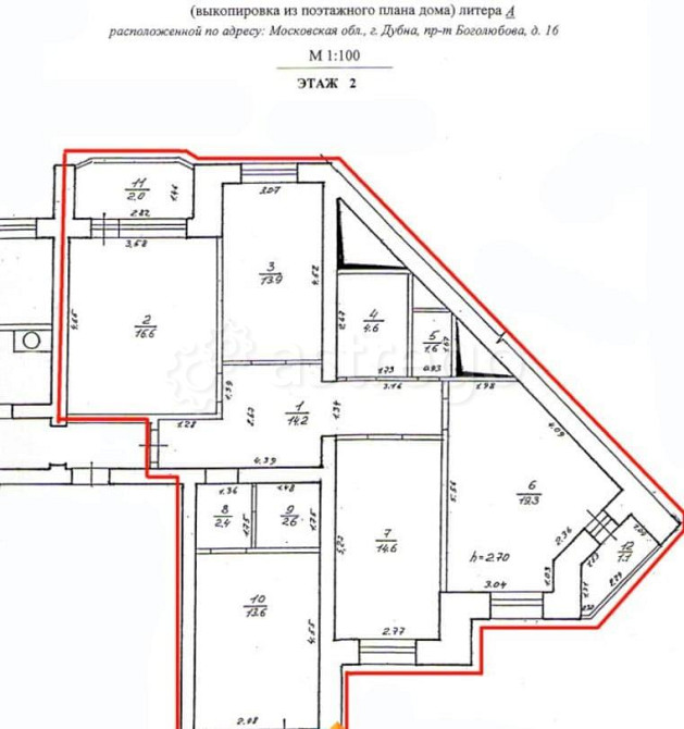 4-комн. квартира, 108.2 м2, 2/7 эт. Дубна - изображение 5