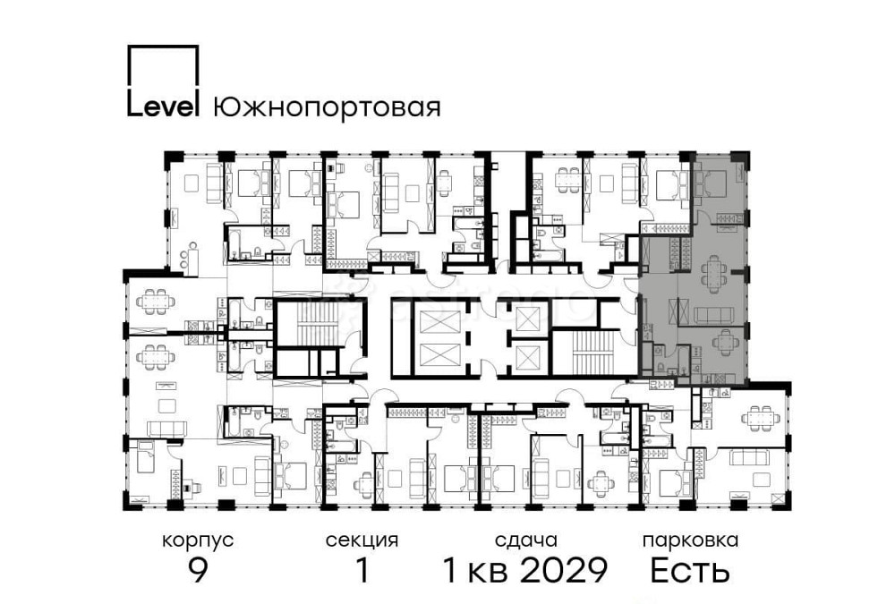 2-комн. квартира, 63.4 м2, 47/49 эт. Москва - изображение 4