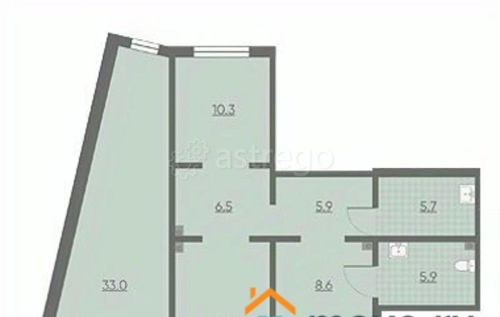 Свободного назначения, 100.3 м2 Санкт-Петербург - изображение 1