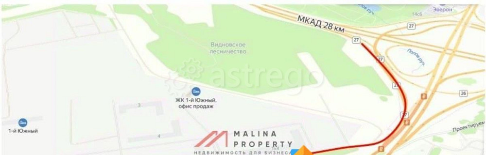 Торговое помещение, 294 м2 Видное - изображение 1