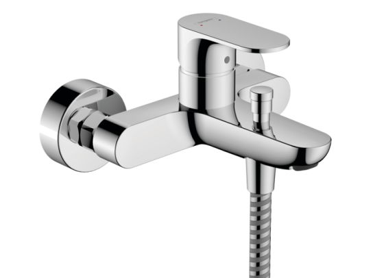 Смеситель для ванны и душа Hansgrohe, Rebris S, 2 режима расхода воды, тип открывания воды - однорыч Москва