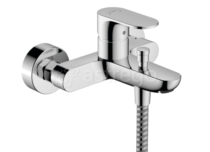 Смеситель для ванны и душа Hansgrohe, Rebris S, 2 режима расхода воды, тип открывания воды - однорыч Москва - изображение 1