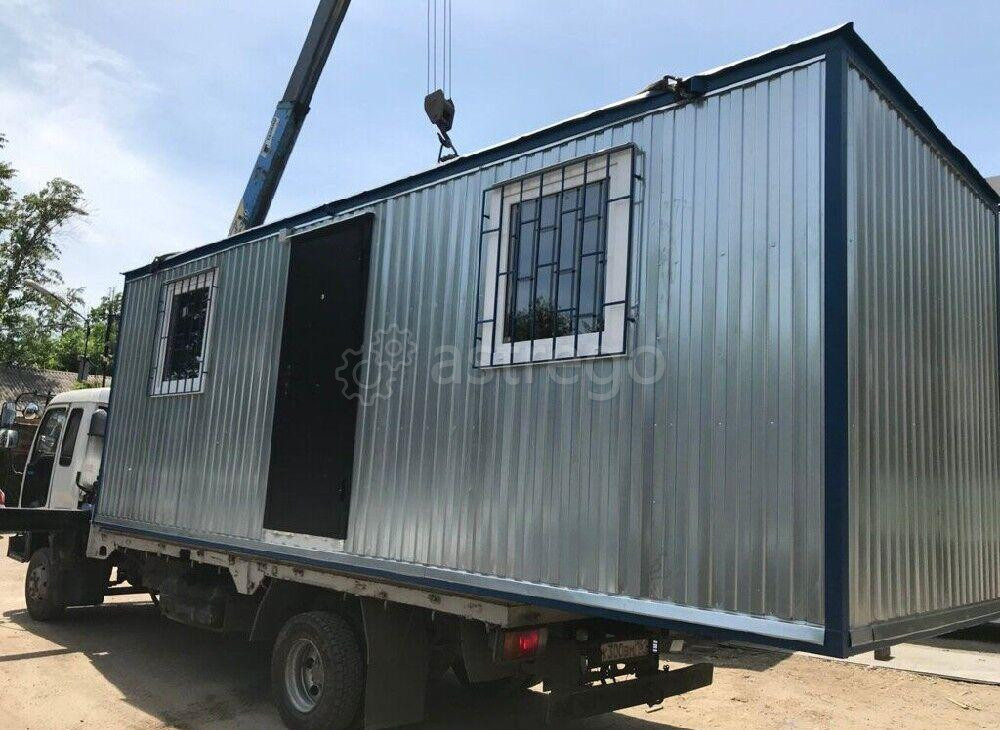 Строительный вагончик 8х2.4х2.5 м два окна Краснодар - изображение 1