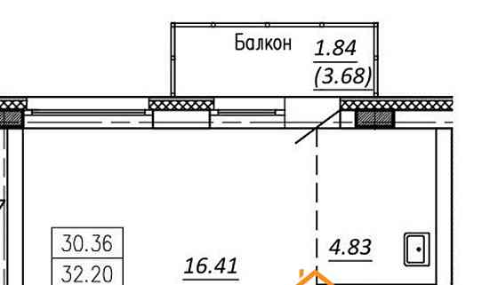 1-комн. квартира, 34.2 м2, 7/14 эт. Белокуриха