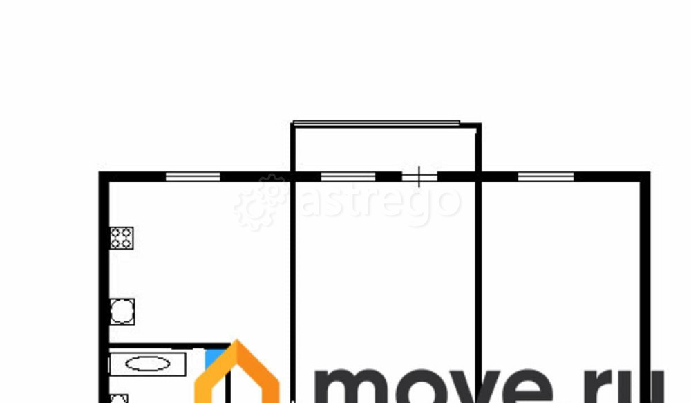 2-комн. квартира, 46 м2, 4/5 эт. Архангельск - изображение 5