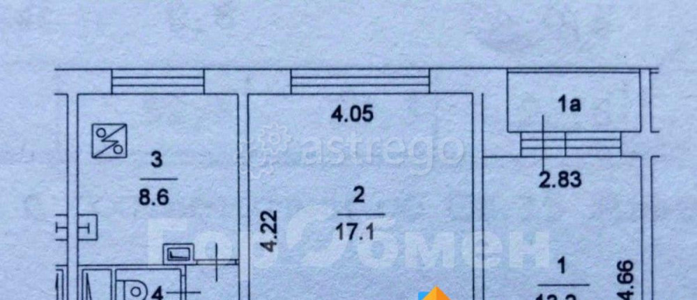Комната, 17.1 м2, 10/12 эт. Москва - изображение 1