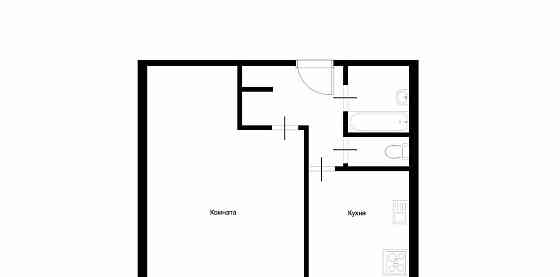 1-комн. квартира, 40 м2, 3/6 эт. Москва