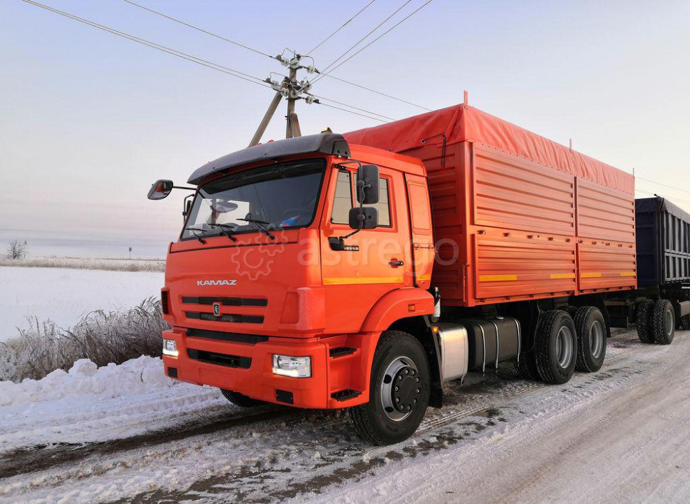 Зерновоз Камаз 65115-50 (кузов 30 м3.) + прицеп Самара - изображение 1