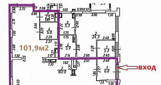 Торговое помещение, 102 м2 Мытищи