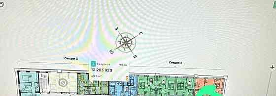 2-комн. квартира, 46.1 м2, 6/17 эт. Химки