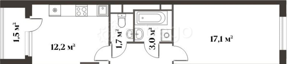 2-комн. квартира, 65 м2, 3/6 эт. Красногорск - изображение 1