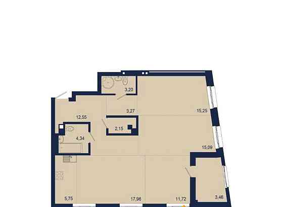 4-комн. квартира, 94.74 м2, 3/9 эт. Уфа