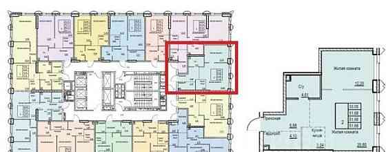 2-комн. квартира, 52 м2, 4/28 эт. Москва