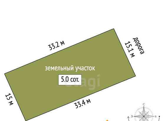Земельный участок, 4.99 сотки Москва