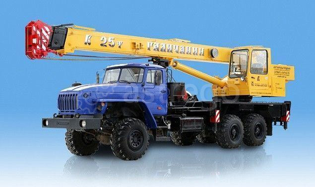 Автокран Галичанин КС-55713-3В шасси Урал 5557 25т., 28м. Самара - изображение 1